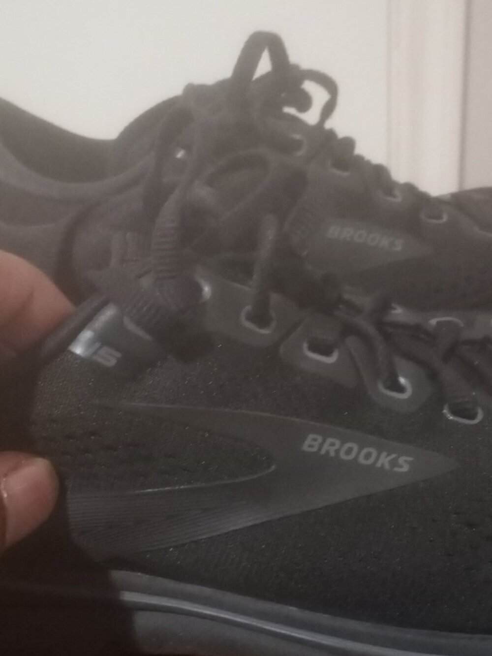 Brooks Women Ghost 15 1203801B020 Triple Black Running Shoes Sneakers Size 10 B - Picture 4 of 13